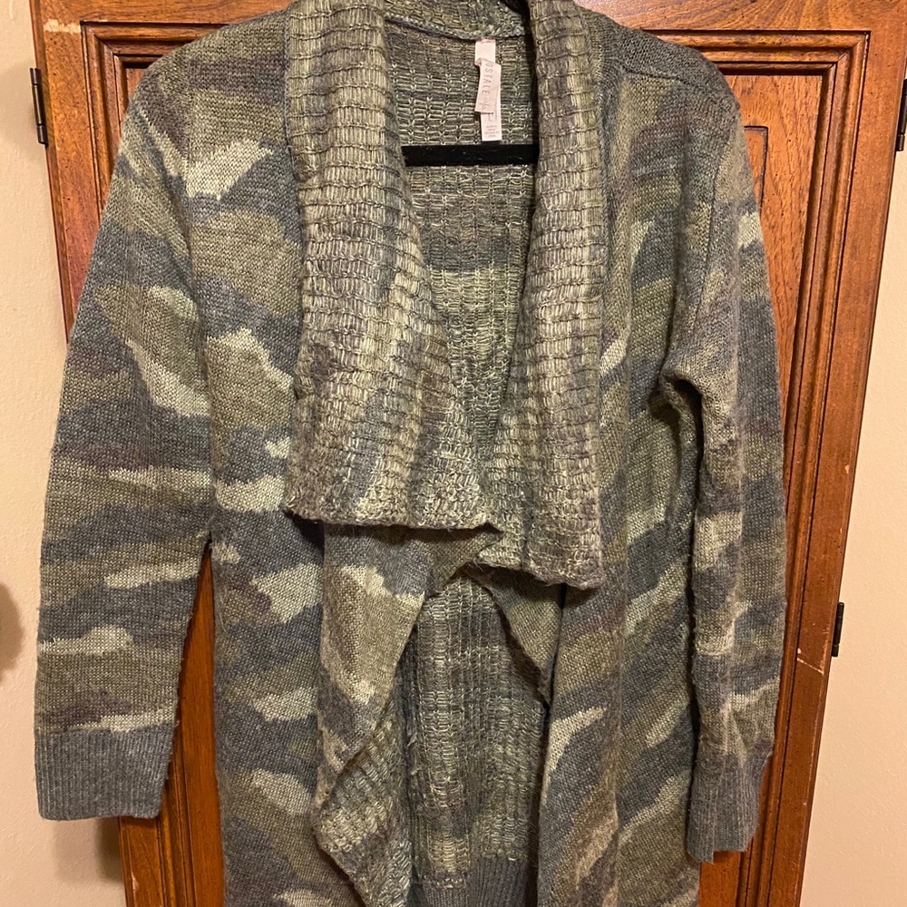 Camo Cardigan